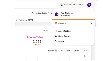 Setting the language for TWIPLA