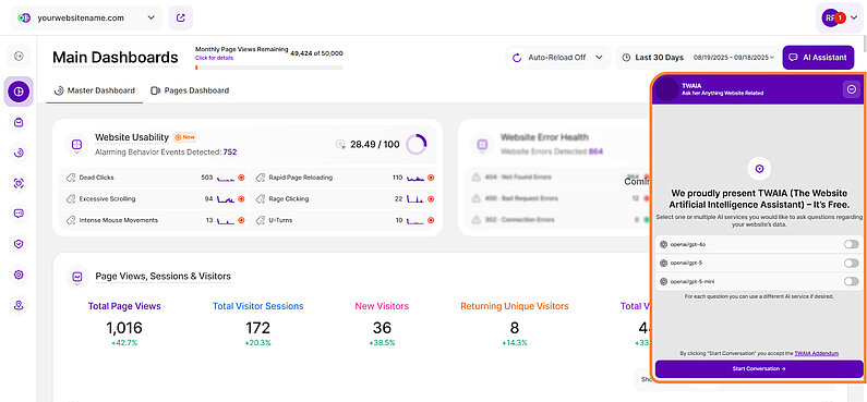 Initiating Your First Conversation with TWAIA
