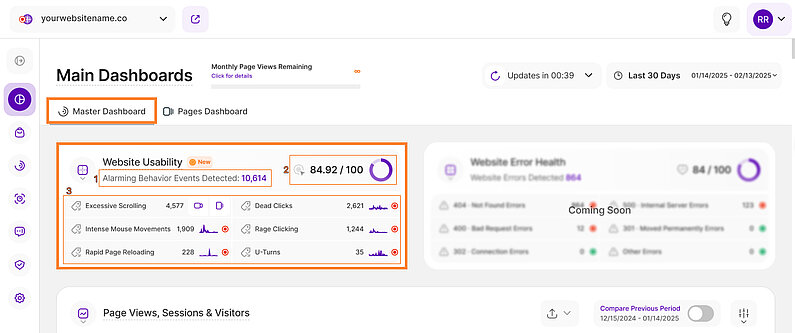 Analiza capacității de utilizabilitate a site-ului web